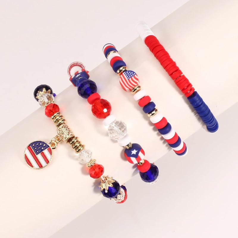 Lonext Halloween Bracelets Stackable Heishi Beaded Stretch Bracelets - Image 2
